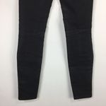 7 For All Mankind  7FAM Wax Coated Moto Jeans Button Up Ankle Size 25 Photo 10