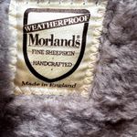 Morlands Weatherproof Sheepskin Tall Boots Size 6.5 Brown Suede Zip Warm Lined Photo 1