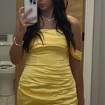 Yellow Formal Dress Size 4 Photo 0