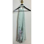 ASOS  DESIGN Halter Mini Dress With Embellished Butterfly Artwork in Blue US 6 Photo 6