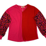 Grace Emma Top Medium Pink Thermal Long Sleeve‎ NWT Y2K Retro Photo 0
