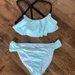 PINK - Victoria's Secret Pink mint green/black bikini set Photo 0