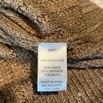 BiBi Boutique sweater with balloon sleeves in size L NWT Tan Size L Photo 3