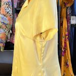 Kasper Gold satin Button Down Top Size 10 Photo 2