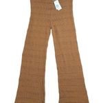 l*space Brown Marbella Knit Casual Straight Leg Pants Women’s US S Photo 1