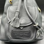 Dooney & Bourke  Gloved Black Leather Bucket Backpack Vintage Photo 13