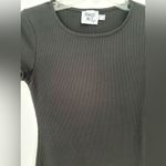 Princess Polly  black ribbed short sleeve dress size 4 Photo 8