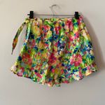 Show Me Your Mumu Colorful Floral Spring Wrap Skirt Skort Women's size Small Photo 5