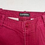 EXPRESS Maroon Knee Shorts Photo 3