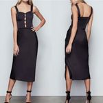 Good American NWT  Double Bias Satin Midi Skirt Photo 2