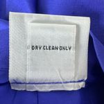 Vintage Jane Seymour 100% Silk Barrel Trousers Pants 8 Petite Blue Satin Disco Size 8P Photo 7