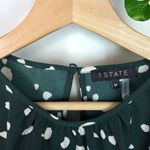 1. State  Painted Dot Puff Sleeve Top in Forest Green Photo 8