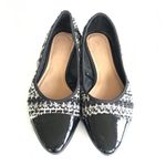 ZARA  Tweed Flats WITH TOECAP‎ Black Womens Size 38 US Size 7.5 Slip On Shoes Photo 1