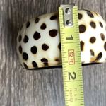 Vintage Leopard Women’s Bangle Bracelet Wide Chunky Animal Leopard Print Sz 8 Brown Photo 8
