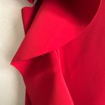 Cinq à Sept Kimberlin Ruffle Cascade Red Dress Size 4 Photo 4