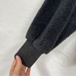 Dylan  Grey Teddy Bear Quarter Zip Sweater Womens S Casual Cosy Athletic Warm Photo 1