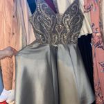 Homecoming Dresses Silver Size 4 Photo 0