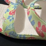 SPENCO WO SIZE 10 Vibrant Floral Slide SandalsEXCELLENT CONDITION CLEAN Red Photo 10