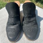 Joie  Heeled Leather Mule Black Size 8.5 Photo 1