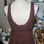 Moulinette Soeurs Anthropologie Meadow Brown Tulle Dress Size 10 Photo 5
