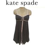 Kate Spade Black & Pink Polka Dot Camisole top M Photo 6