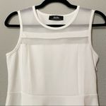 Lulus White Mesh Accents Sleeveless Fit & Flare Mini Dress Womens S Bridal Event Photo 8