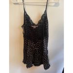 Victoria's Secret  Floral Lace Trim Slip Dress Black Pink Mini Lingerie VTG‎ Photo 7