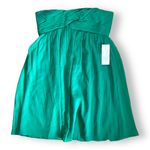 J.Crew  Womens Dress 16‎ Green Strapless Silk Cocktail Prom Homecoming Taryn NEW Photo 2