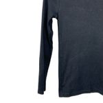 Tommy Hilfiger Scoop Neck Long Sleeve T-Shirt Y2K Nautical Black Size Small Photo 5
