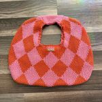 Kopari Pink and Orange Knit Bag NWOT Photo 0