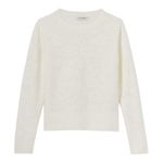 Club Monaco Floral Jacquard Sweater Chandails Size XL White Quiet Luxury NWT Photo 2