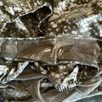 Free People NWOT Intimately  Nights Out Snakeskin Print Moss Bodysuit Photo 4