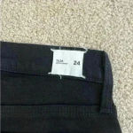 Hudson Jeans Hudson black tilda midrise straight jeans in size 24 Photo 5