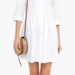 Tuckernuck NWOT Womens Poplin Royal Shirt Dress XS White Old Money Quiet Luxury Photo 0