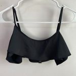 SKIMS NWOT Onyx Black Shine Satin Crop Camisole Photo 5