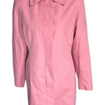 Bromley Sport Pink Nylon Blend Long Raincoat Jacket – Women’s Photo 0