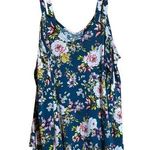 Torrid Top Womens 1X Multicolor Floral Sprint Cold Shoulder Stretch Blouse Photo 0