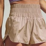 Free People Movement The Way Home Shorts Beige (small) workout athleisure gym Photo 0