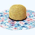 Lilly Pulitzer Beach Hat in Sea to Shining Sea Fireworks Tropical Summer Photo 6