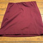 Vera Wang Simply Vera Vera‎ Wang Red Mini Stretch Skirt~Small~ Banded Waist & Hem Photo 3