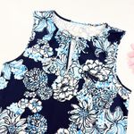 Lilly Pulitzer  Johana Sleeveless Cover Up Dress Low Tide Navy Bouquet All Day Photo 6