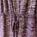Athleta  Size XS  S Heathered Purple Athletic Tank Midi Dress Elastic‎ Waist Photo 4