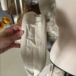 NWOT Aveda neutral cream, 100% cotton shoulder, cross body sling travel bag Photo 5