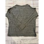 Lorna Jane  Focused Oversized Graphic Breeze Long Sleeve Top in Gray Size Medium Photo 4