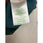 Lilly Pulitzer  Emerald Green Metallic Dot Silk Blend Long Sleeve Blouse Top XL Photo 6