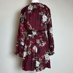 American Rag High Neck Long Sleeve Floral Rayon Dress Photo 4