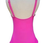 Vintage Ocean Jewel Pink Ruched Swimsuit Size Small One Piece Sweetheart Photo 0