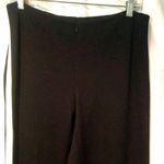 Cache CONTOUR Stretch Black Pant White Stripe New $128 Sz 12 L NWT Flair Leg Photo 0