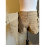 ZARA  Belted Cargo Skort Tan Wrap Style Utility Pockets XS y2k boho glam whimsi Photo 3
