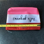 Kate Spade Clinique x  “hello, gorgeous” Travel, Makeup Bag, Red, Pink Photo 7